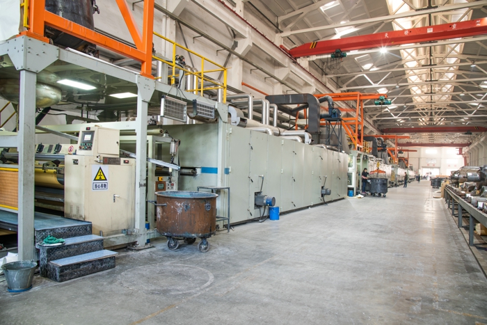 运动地板生产线